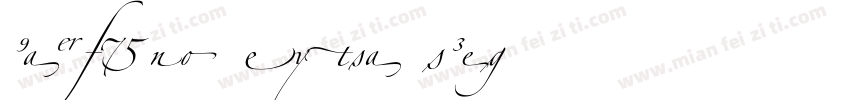 Zapfino Extra LTI字体转换